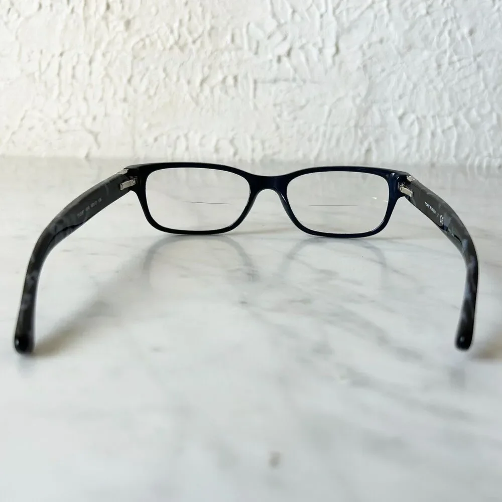 Tory Burch Eyeglass Frames Navy Blue Rectangle Women's Glasses TY2067 1616 50mm